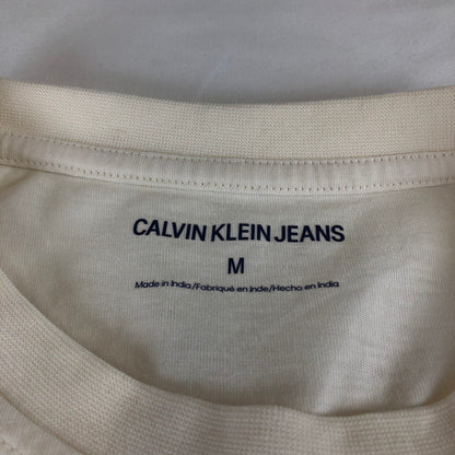 【中古品】【メンズ】 Calvin Klein Jeans カルバン クライン ジーンズ モノグラムロゴ ポケット Tシャツ 147-260618-sm-08-otoh サイズ：M カラー：オフホワイト 万代Net店