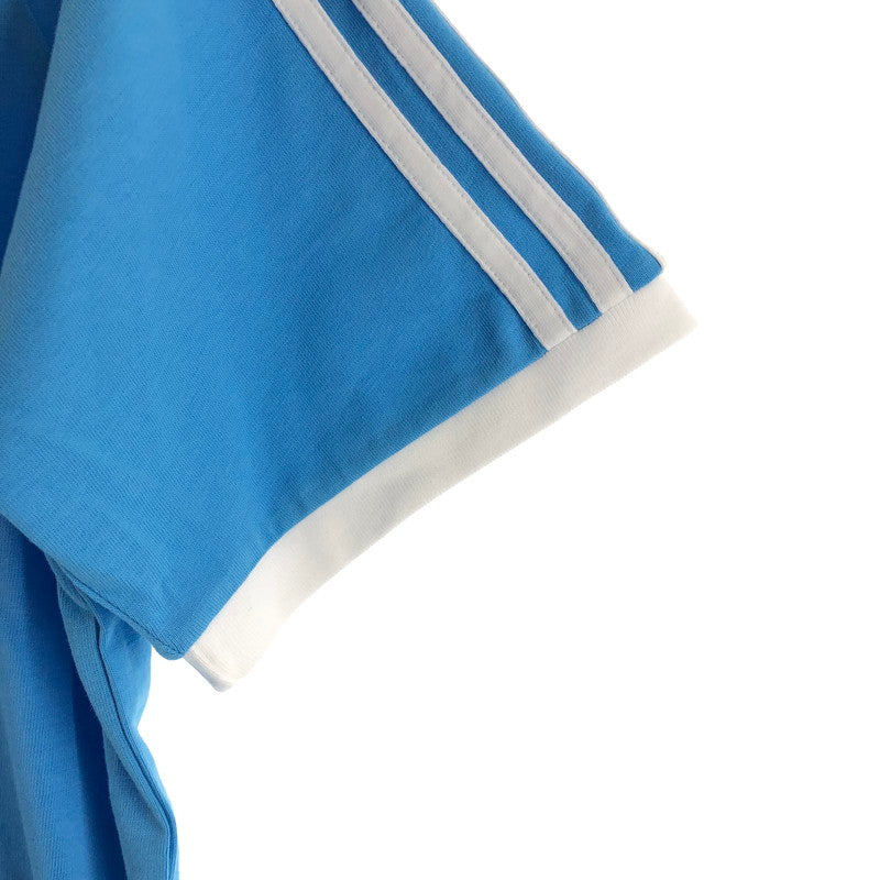 【中古品】【メンズ】 adidas Originals アディダス オリジナルス アディカラー クラシックス スリーストライプス Tシャツ 147-260618-sm-03-otoh サイズ：L カラー：水色 万代Net店