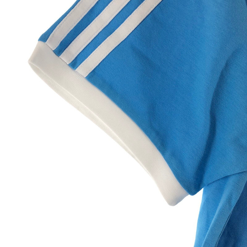 【中古品】【メンズ】 adidas Originals アディダス オリジナルス アディカラー クラシックス スリーストライプス Tシャツ 147-260618-sm-03-otoh サイズ：L カラー：水色 万代Net店