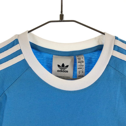 【中古品】【メンズ】 adidas Originals アディダス オリジナルス アディカラー クラシックス スリーストライプス Tシャツ 147-260618-sm-03-otoh サイズ：L カラー：水色 万代Net店