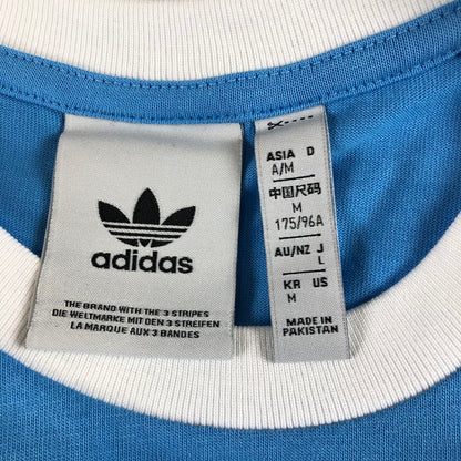 【中古品】【メンズ】 adidas Originals アディダス オリジナルス アディカラー クラシックス スリーストライプス Tシャツ 147-260618-sm-03-otoh サイズ：L カラー：水色 万代Net店