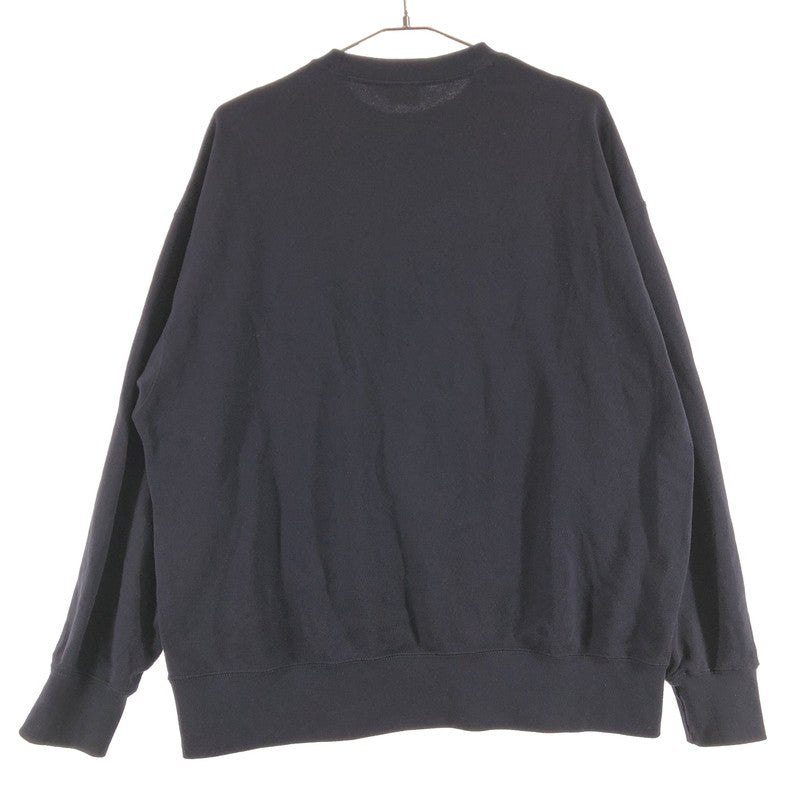 【中古品】【メンズ】 FILA フィラ クルーネック スウェット シャツ トレーナー 147-260616-sm-02-otoh サイズ：F カラー：ネイビー 万代Net店