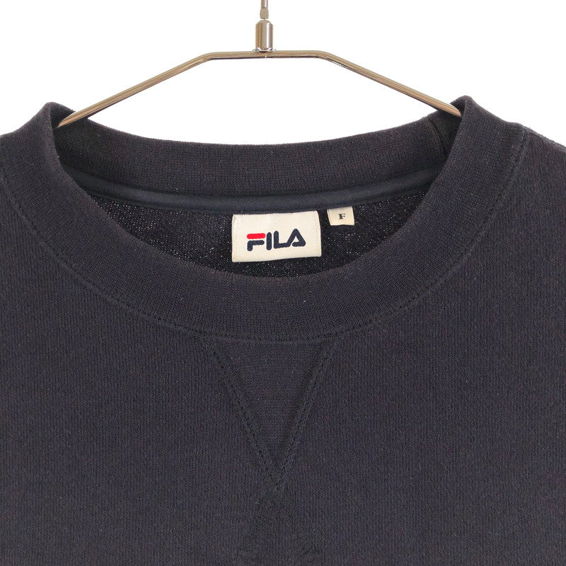 【中古品】【メンズ】 FILA フィラ クルーネック スウェット シャツ トレーナー 147-260616-sm-02-otoh サイズ：F カラー：ネイビー 万代Net店