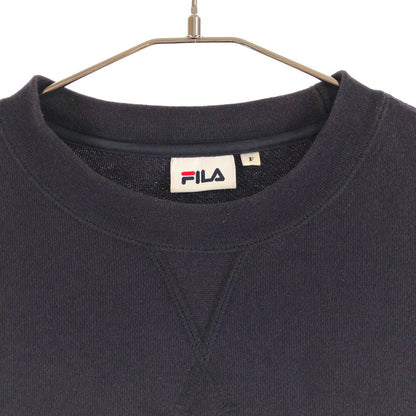 【中古品】【メンズ】 FILA フィラ クルーネック スウェット シャツ トレーナー 147-260616-sm-02-otoh サイズ：F カラー：ネイビー 万代Net店