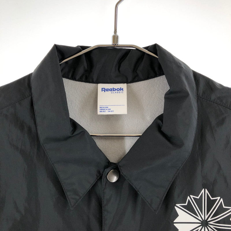 【中古品】【メンズ】 Reebok CLASSIC リーボック スターレストロゴ コーチ ジャケット 147-260617-sm-11-otoh サイズ：M カラー：ブラック 万代Net店