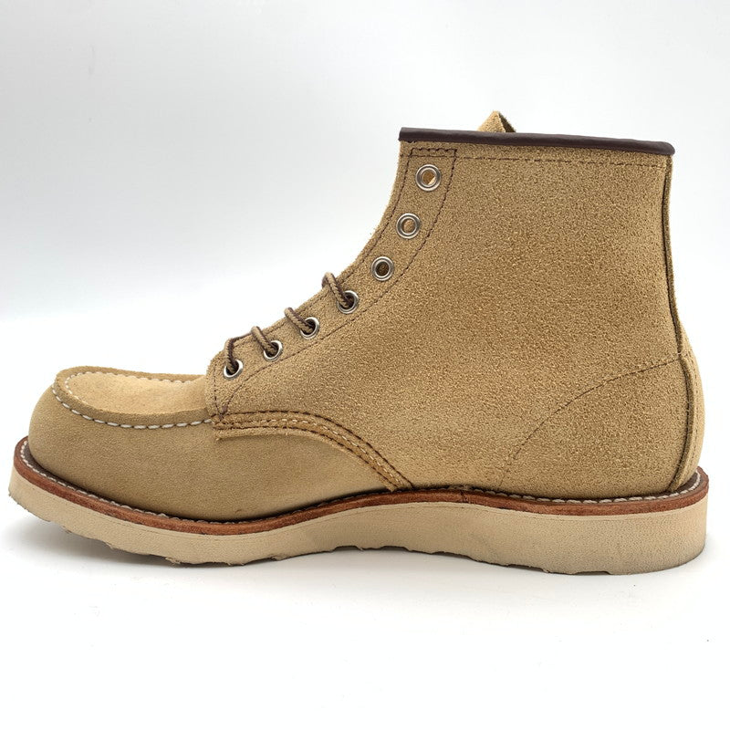 【中古美品】【メンズ】 RED WING レッドウィング 08833-0 6-iNCH CLASSIC MOC BOOTS ブーツ 靴 164-260617-st-04-otoh カラー：ベージュ系 万代Net店