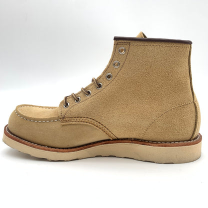 【中古美品】【メンズ】 RED WING レッドウィング 08833-0 6-iNCH CLASSIC MOC BOOTS ブーツ 靴 164-260617-st-04-otoh カラー：ベージュ系 万代Net店