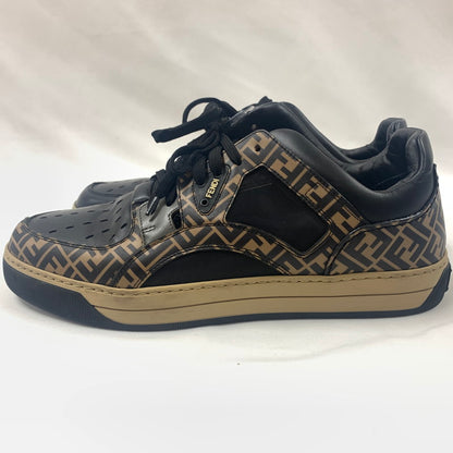 【中古品】【メンズ】 FENDI フェンディ FFモノグラム スニーカー 靴 162-260616-st-01-otoh カラー：ブラック 万代Net店