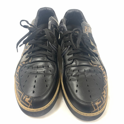 【中古品】【メンズ】 FENDI フェンディ FFモノグラム スニーカー 靴 162-260616-st-01-otoh カラー：ブラック 万代Net店