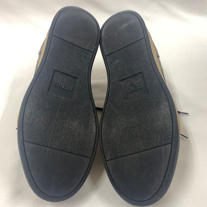【中古品】【メンズ】 FENDI フェンディ FFモノグラム スニーカー 靴 162-260616-st-01-otoh カラー：ブラック 万代Net店