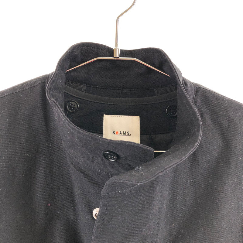 【中古品】【メンズ】 BEAMS 46-19-0005-147 ビームス モッズコート フィッシュテールパーカー 147-260622-sm-01-otoh カラー：ブラック 万代Net店