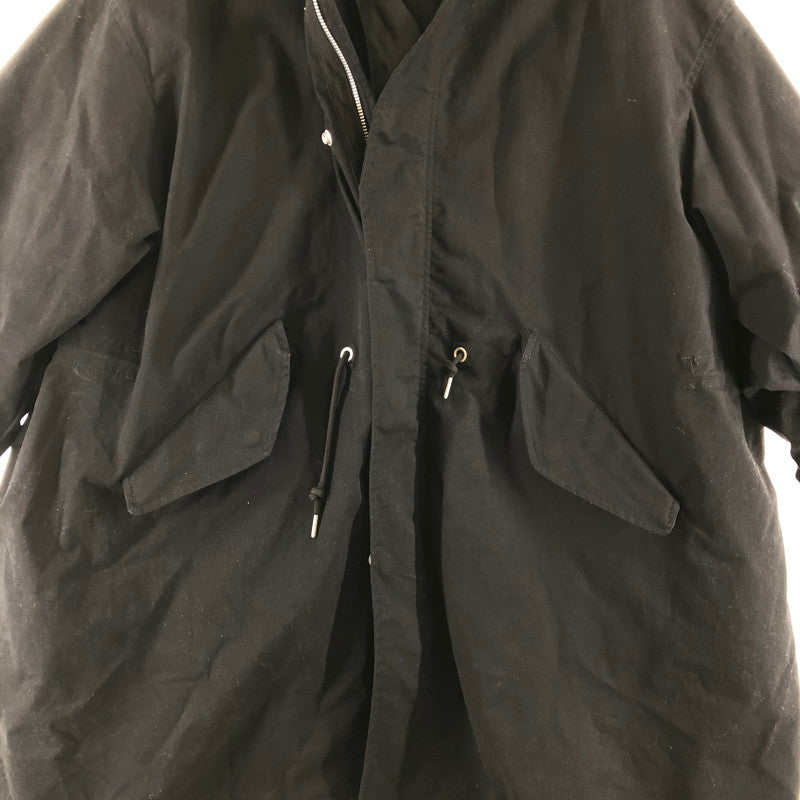 【中古品】【メンズ】 BEAMS 46-19-0005-147 ビームス モッズコート フィッシュテールパーカー 147-260622-sm-01-otoh カラー：ブラック 万代Net店