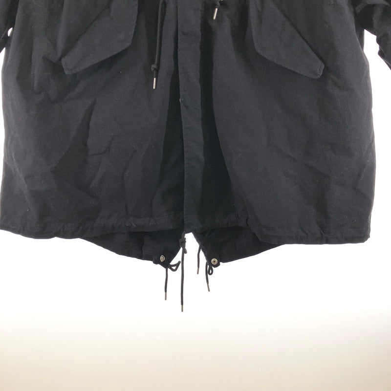 【中古品】【メンズ】 BEAMS 46-19-0005-147 ビームス モッズコート フィッシュテールパーカー 147-260622-sm-01-otoh カラー：ブラック 万代Net店