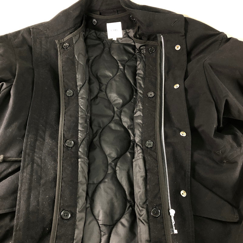 【中古品】【メンズ】 BEAMS 46-19-0005-147 ビームス モッズコート フィッシュテールパーカー 147-260622-sm-01-otoh カラー：ブラック 万代Net店
