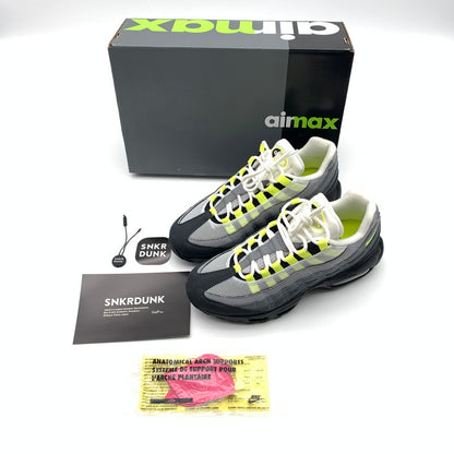 【中古美品】【メンズ】 NIKE ナイキ CT1689-001 AIR MAX 95 OG スニーカー 靴 160-260613-st-02-otoh カラー：ブラック/クローム/ネオンイエロー/ライトグラファイト 万代Net店