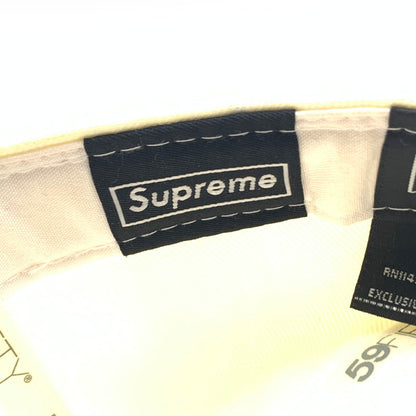 【中古美品】【メンズ】 SUPREME シュプリーム 2126B210015 21SS ×NEW ERA ニューエラ Gonz Logo Cap キャップ 帽子 185-260617-st-05-otoh カラー：ナチュラル/ネイビー 万代Net店