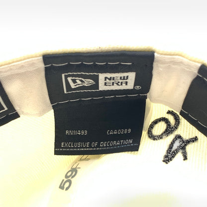 【中古美品】【メンズ】 SUPREME シュプリーム 2126B210015 21SS ×NEW ERA ニューエラ Gonz Logo Cap キャップ 帽子 185-260617-st-05-otoh カラー：ナチュラル/ネイビー 万代Net店