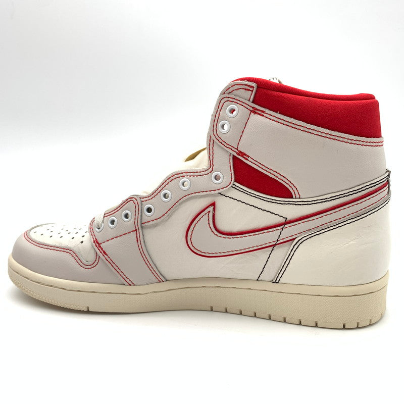 【中古美品】【メンズ】 NIKE ナイキ 555088-160 AIR JORDAN 1 RETRO HIGH OG "SAIL UNIVERSITY RED" スニーカー 靴 160-260623-st-01-otoh カラー：セイル/ブラック-ファントム-ユニバーシティ レッド 万代Net店