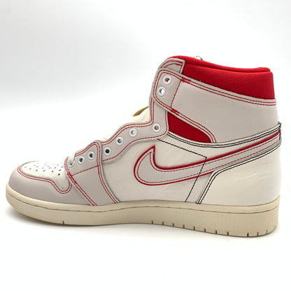 【中古美品】【メンズ】 NIKE ナイキ 555088-160 AIR JORDAN 1 RETRO HIGH OG "SAIL UNIVERSITY RED" スニーカー 靴 160-260623-st-01-otoh カラー：セイル/ブラック-ファントム-ユニバーシティ レッド 万代Net店