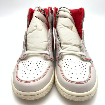 【中古美品】【メンズ】 NIKE ナイキ 555088-160 AIR JORDAN 1 RETRO HIGH OG "SAIL UNIVERSITY RED" スニーカー 靴 160-260623-st-01-otoh カラー：セイル/ブラック-ファントム-ユニバーシティ レッド 万代Net店