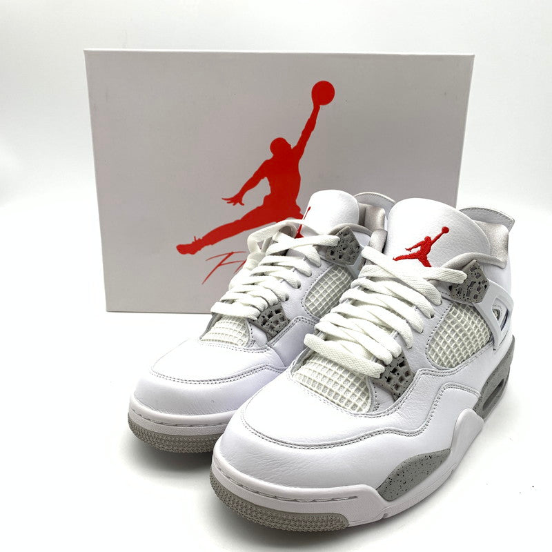 【中古美品】【メンズ】 NIKE ナイキ CT8527-100 AIR JORDAN 4 "TECH WHITE" スニーカー 靴 160-260626-st-02-otoh カラー：ホワイト / テックグレー / ブラック / ファイヤーレッド 万代Net店