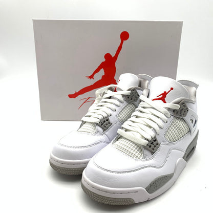 【中古美品】【メンズ】 NIKE ナイキ CT8527-100 AIR JORDAN 4 "TECH WHITE" スニーカー 靴 160-260626-st-02-otoh カラー：ホワイト / テックグレー / ブラック / ファイヤーレッド 万代Net店