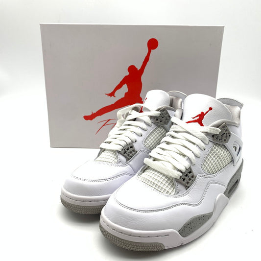 【中古美品】【メンズ】 NIKE ナイキ CT8527-100 AIR JORDAN 4 "TECH WHITE" スニーカー 靴 160-260626-st-02-otoh カラー：ホワイト / テックグレー / ブラック / ファイヤーレッド 万代Net店