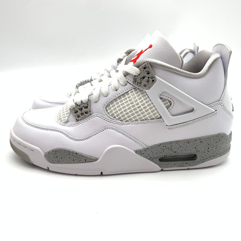 【中古美品】【メンズ】 NIKE ナイキ CT8527-100 AIR JORDAN 4 "TECH WHITE" スニーカー 靴 160-260626-st-02-otoh カラー：ホワイト / テックグレー / ブラック / ファイヤーレッド 万代Net店