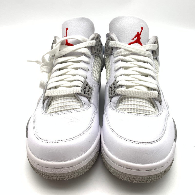 【中古美品】【メンズ】 NIKE ナイキ CT8527-100 AIR JORDAN 4 "TECH WHITE" スニーカー 靴 160-260626-st-02-otoh カラー：ホワイト / テックグレー / ブラック / ファイヤーレッド 万代Net店