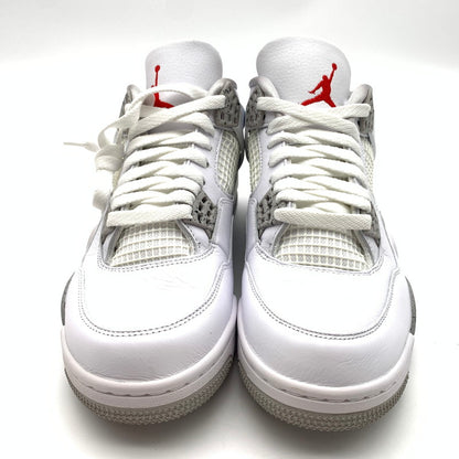 【中古美品】【メンズ】 NIKE ナイキ CT8527-100 AIR JORDAN 4 "TECH WHITE" スニーカー 靴 160-260626-st-02-otoh カラー：ホワイト / テックグレー / ブラック / ファイヤーレッド 万代Net店