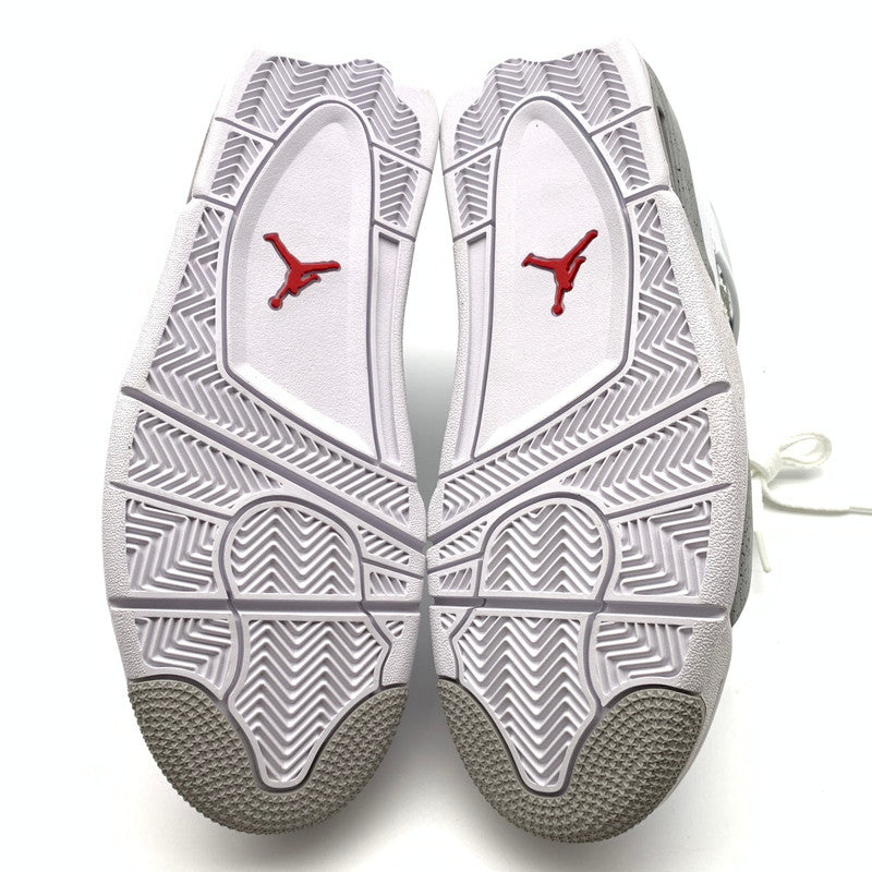 【中古美品】【メンズ】 NIKE ナイキ CT8527-100 AIR JORDAN 4 "TECH WHITE" スニーカー 靴 160-260626-st-02-otoh カラー：ホワイト / テックグレー / ブラック / ファイヤーレッド 万代Net店