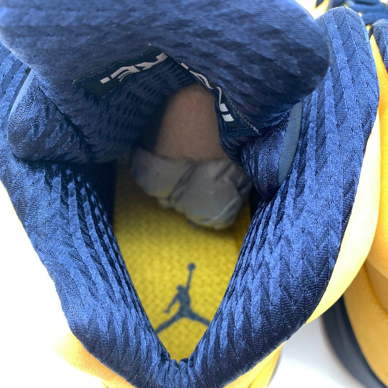 【中古美品】【メンズ】 NIKE ナイキ CQ9541-704 AIR JORDAN 5 "MICHIGAN" スニーカー 靴 160-260626-st-01-otoh カラー：アマリロ / カレッジネイビー 万代Net店