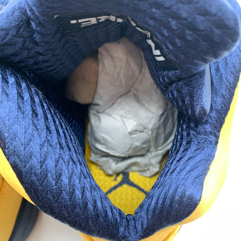 【中古美品】【メンズ】 NIKE ナイキ CQ9541-704 AIR JORDAN 5 "MICHIGAN" スニーカー 靴 160-260626-st-01-otoh カラー：アマリロ / カレッジネイビー 万代Net店