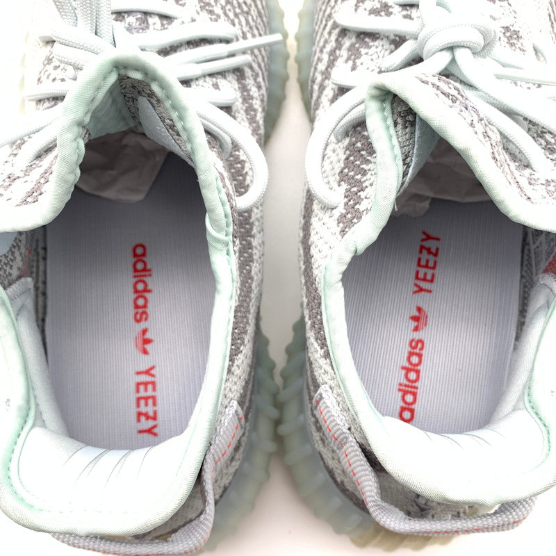 【中古美品】【メンズ】 ADIDAS アディダス B37571 YEEZY BOOST 350 V2 "BLUE TINT" スニーカー 靴 161-260623-st-02-otoh カラー：ブルーティント/グレー スリー/ハイレゾリューション レッド 万代Net店