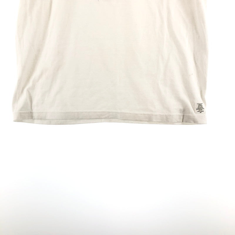 【中古品】【メンズ】 APPLEBUM Barcelona '92 Boy T-shirt アップルバム バスケ少年プリント TEE 147-260630-sm-01-otoh サイズ：L カラー：ホワイト 万代Net店