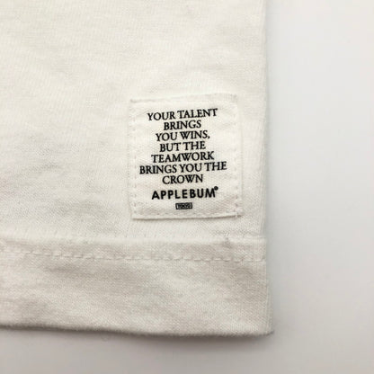【中古品】【メンズ】 APPLEBUM Barcelona '92 Boy T-shirt アップルバム バスケ少年プリント TEE 147-260630-sm-01-otoh サイズ：L カラー：ホワイト 万代Net店