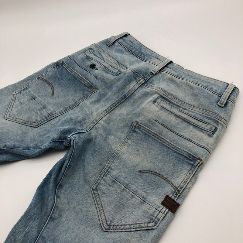 【中古品】【メンズ】 G-STAR D05385-9178-A589 ジースター・ロゥ デニムパンツ スリムフィット スキニー 158-260630-sm-03-otoh サイズ：W29 カラー：ライトインディゴブルー 万代Net店