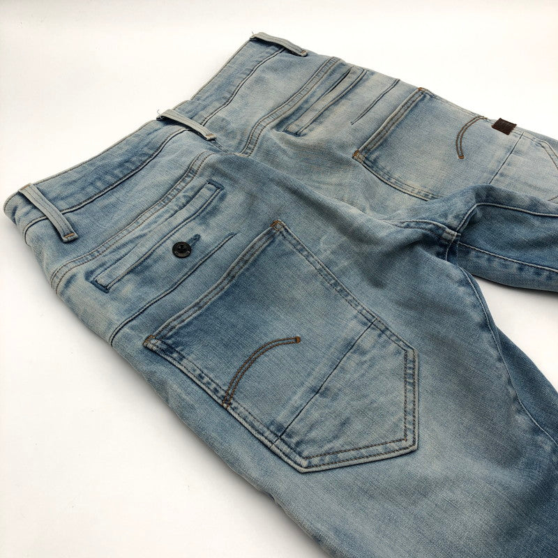 【中古品】【メンズ】 G-STAR D05385-9178-A589 ジースター・ロゥ デニムパンツ スリムフィット スキニー 158-260630-sm-03-otoh サイズ：W29 カラー：ライトインディゴブルー 万代Net店