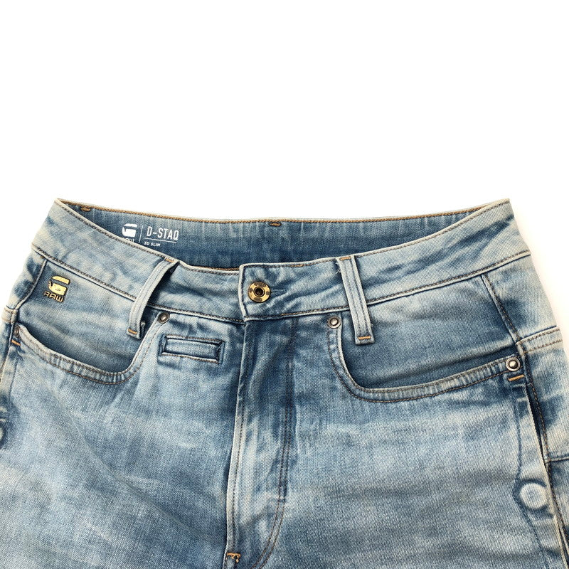 【中古品】【メンズ】 G-STAR D05385-9178-A589 ジースター・ロゥ デニムパンツ スリムフィット スキニー 158-260630-sm-03-otoh サイズ：W29 カラー：ライトインディゴブルー 万代Net店