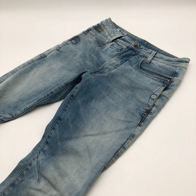 【中古品】【メンズ】 G-STAR D05385-9178-A589 ジースター・ロゥ デニムパンツ スリムフィット スキニー 158-260630-sm-03-otoh サイズ：W29 カラー：ライトインディゴブルー 万代Net店