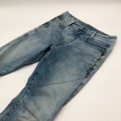 【中古品】【メンズ】 G-STAR D05385-9178-A589 ジースター・ロゥ デニムパンツ スリムフィット スキニー 158-260630-sm-03-otoh サイズ：W29 カラー：ライトインディゴブルー 万代Net店