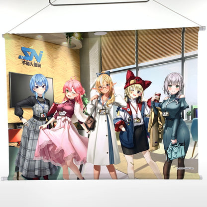【中古美品】 開封済み ホロライブホロライブ×ツリービレッジ ホロツリ2023 ~不知火建設たてものツアー~ B2タペストリー 053-260917-st-08-otoh 万代Net店