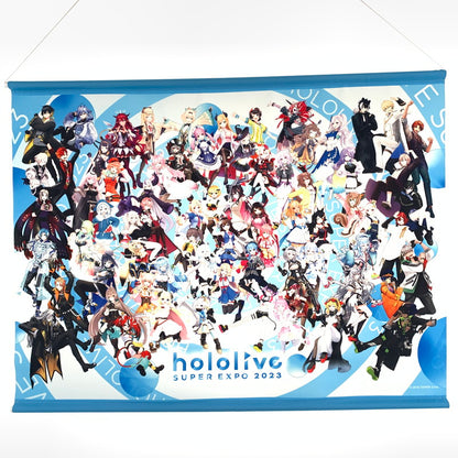 【中古美品】 開封済み ホロライブ SUPER EXPO 2023 キービジュアル B2タペストリー 053-260917-st-09-otoh 万代Net店