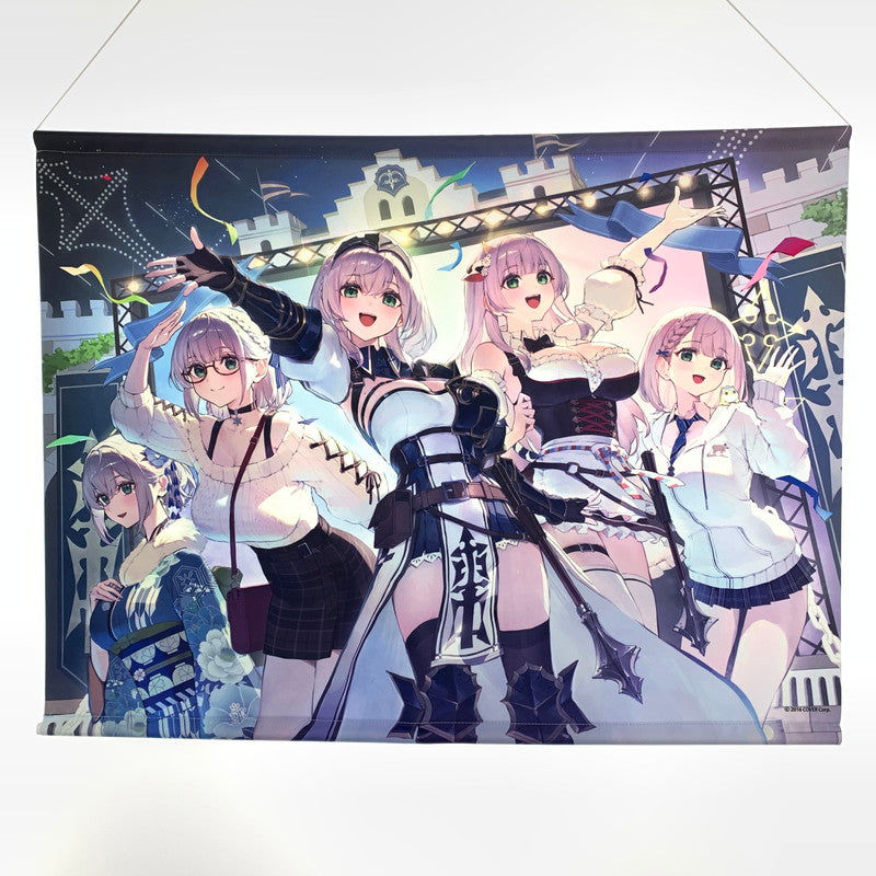 【中古美品】 開封済み ホロライブ 白銀ノエル 活動5周年記念 5年間のノエル B2タペストリー 053-260917-st-07-otoh 万代Net店