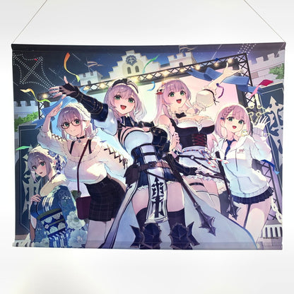【中古美品】 開封済み ホロライブ 白銀ノエル 活動5周年記念 5年間のノエル B2タペストリー 053-260917-st-07-otoh 万代Net店