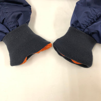 【中古品】【メンズ】 HOUSTON 51185 ヒューストン 刺繍MA-1ジャケット フライトジャケット フライトジャケット 147-260701-sm-08-otoh サイズ：XL カラー：ネイビー 万代Net店