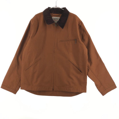 【中古品】【メンズ】 HOUSTON 51402 DUCK ZIP WORK JACKET ヒューストン 147-260701-sm-07-otoh サイズ：XL カラー：ブラウン 万代Net店