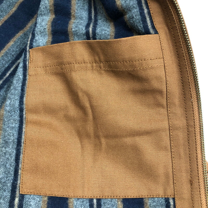 【中古品】【メンズ】 HOUSTON 51402 DUCK ZIP WORK JACKET ヒューストン 147-260701-sm-07-otoh サイズ：XL カラー：ブラウン 万代Net店