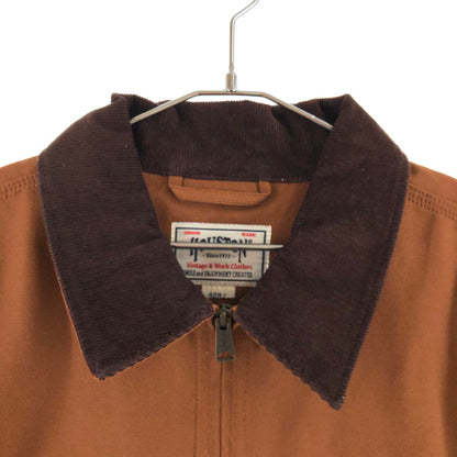 【中古品】【メンズ】 HOUSTON 51402 DUCK ZIP WORK JACKET ヒューストン 147-260701-sm-07-otoh サイズ：XL カラー：ブラウン 万代Net店