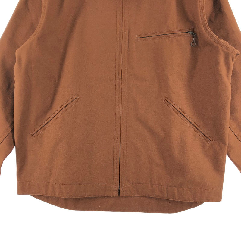 【中古品】【メンズ】 HOUSTON 51402 DUCK ZIP WORK JACKET ヒューストン 147-260701-sm-07-otoh サイズ：XL カラー：ブラウン 万代Net店